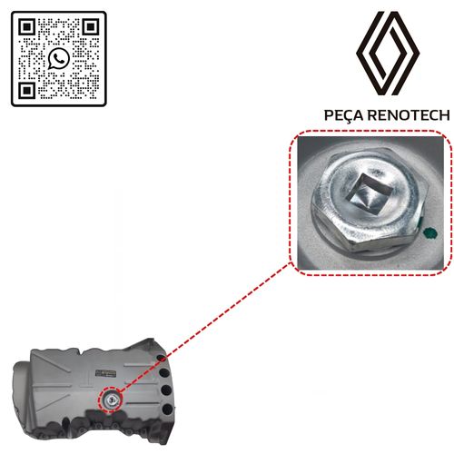 RN 973856-X 8200973856 CARTER DO MOTOR F4R 2.0 16V DUSCAPSAN II RS 14... 8